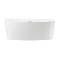 Акриловая ванна в наборе 4 в 1: пристенная ванна, ножки, экран, слив-перелив Wellsee Belle Spa 2.0 235801001