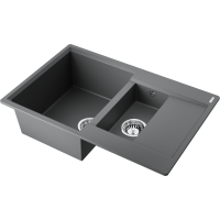 Кухонная мойка Omoikiri Daisen 78-2T-PL Tetogranit/платина 4993533