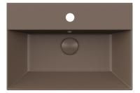 Раковина ISVEA SistemaZ Frame накладная 600*420*132 1 цвет коричневый матовый 10SF50060SV-2H