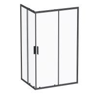 W93G-404-120290-BT Gem S Twin Slide Душевое ограждение AM.PM 120x90, профиль черный мат