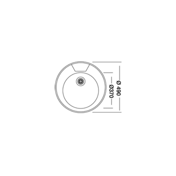 Кухонная мойка Kromevye Rondo EX 145 D