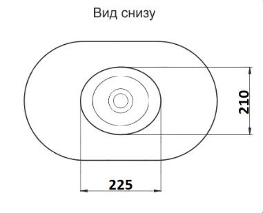 Раковина накладная CeramaLux 7811ASW