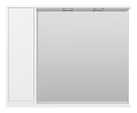 Зеркальный шкаф Misty Алиса 90 левый, Э-Али04090-01Л