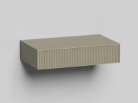 Подвесной модуль Salini Armonia 900x200 без выреза под сифон, латунь, 27A.1.900.200.13.0