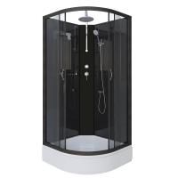 Душевая кабина Niagara Classic NG-6501-14BKT (90х90х210) средний поддон(26см),черный,стекло тонированное