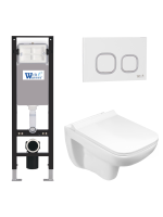 Комплект инсталляции с унитазом Weltwasser AMBERG 350 + KEHLBACH 004 GL-WT + AMBERG RD-WT