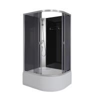 Душевая кабина Niagara Eco E110/80/40L/TN/BK (110х80х195) высокий поддон(40см),стекло черное,4 места