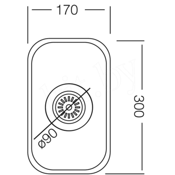 Кухонная мойка Kromevye Undermount EX 003