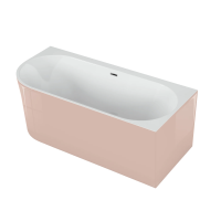 Ванна акриловая Polimat SOLA 160x75 R пристенная, розовый