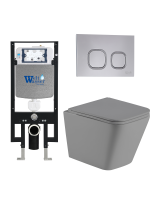 Комплект инсталляции с унитазом Weltwasser AMBERG 497 + GELBACH 041 MT-GR + AMBERG RD-CR