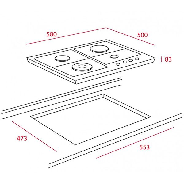 Варочная панель TEKA EH 60 4G AI AL TR CI ANTRACITE