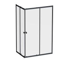 W87G-403-12080-BT Sunny Душевое ограждение AM.PM прямоугольное, раздвижн двери 120x80 черный,стекло прозрачн