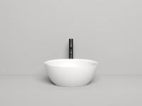 Раковина накладная Salini ALDA 02 покраска по RAL полностью, 1102210MF