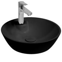 Раковина ISVEA SistemaY Soft накладная 450*450*120 1 цвет черный матовый 10SY65045SV-2N