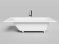 Ванна встраиваемая Salini ORLANDA KIT PLUS 190x100 покраска по RAL полностью, S-Stone, матовый 102124MF