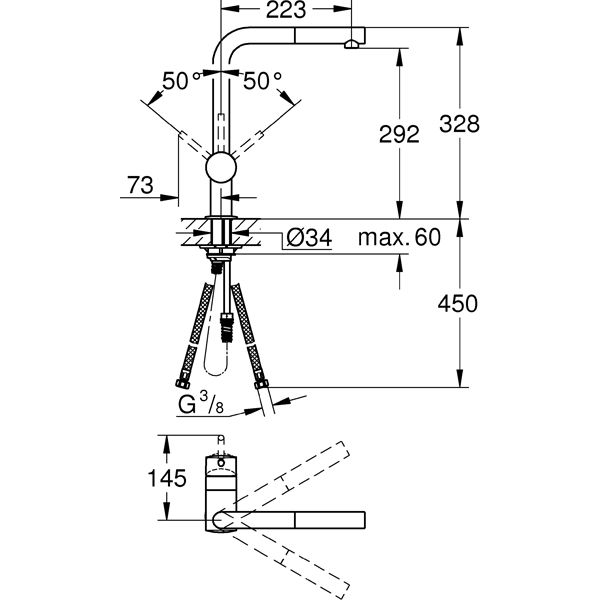 Смеситель для мойки Grohe Minta 32168000