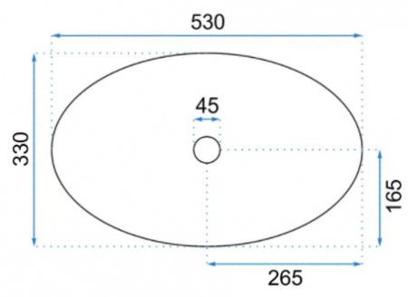Умывальник Rea Pamela Gold White U6345