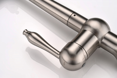 Смеситель для кухни Paulmark RETRO Re213226-NI, никель