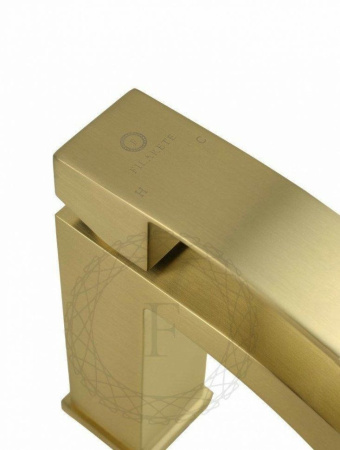 Cмеситель для раковины FILARETE Waterfall FL5010 (Матовое золото)