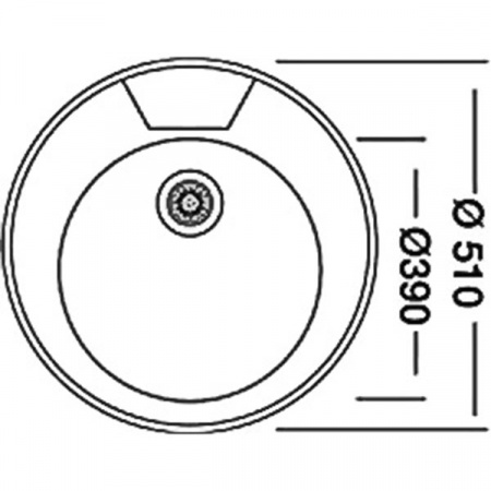 Кухонная мойка Kromevye Rondo EC 446 D