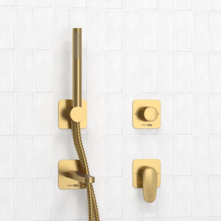 Встраиваемый комплект для ванны WasserKRAFT с лейкой и изливом A3651.282.284.285.194.286