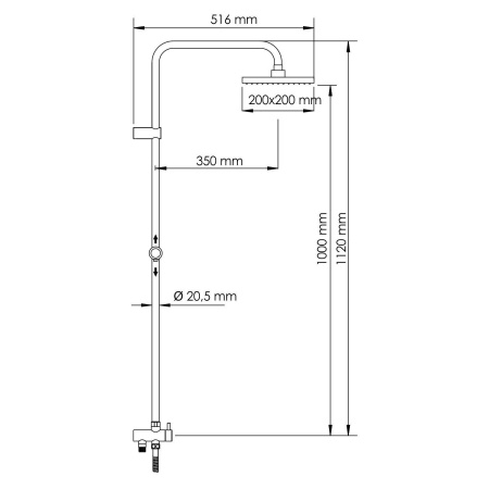 Душевая стойка Wasserkraft A040