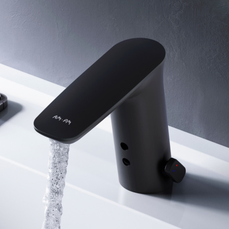F50A02322 Inspire V2.0 Смеситель для умывальника AM.PM сенсорный, черный.