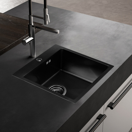 Мойка Melana 5050 ProfLine 3,0/200 САТИН ГРАФИТ врезная квадратная D5050HB