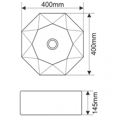 Раковина MELANA MLN-A460