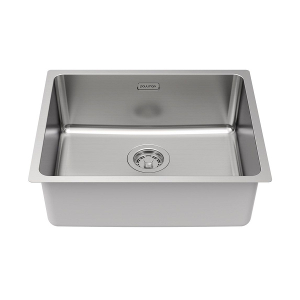 Мойка Paulmark YUNI 54 UNI YU54-BS 540х440х200 мм, нержавеющая сталь, нержавеющая сталь