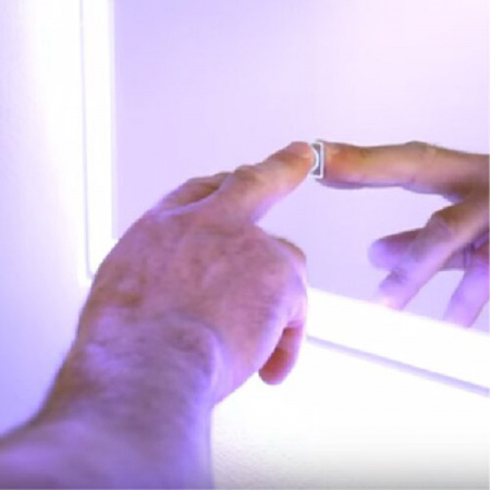 Зеркало Континент Трюмо (модель 2) 100х80 LED