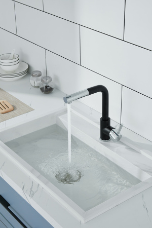 Смеситель для кухни Paulmark KASSEL Ka214311-401(AN), антрацит