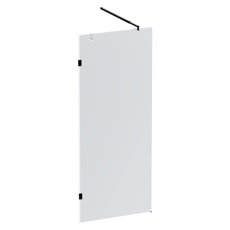 W94UWI-80-F1-BTE X-Joy Душевая перегородка AM.PM 80x195, стекло прозр. 8 мм + покрытие, фурнитура черный