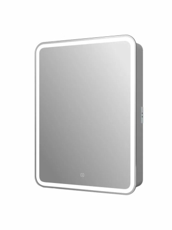 Зеркало-шкаф Taliente CBled 55 см TA-CBled-EL5580L белый с подсветкой с розеткой левый