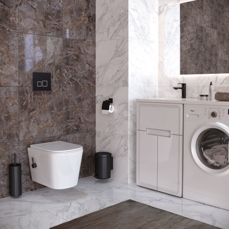 Унитаз Taliente Correto CR25200+SMnero подвесной