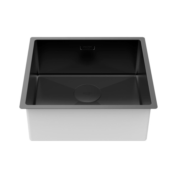 Мойка Paulmark NEXT 48 UNI PM214844-MBN 440х480х200 мм, нержавеющая сталь, матовый черный