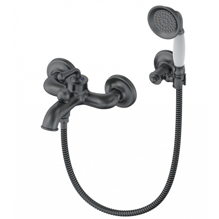 Смеситель для ванны с душем WONZON & WOGHAND, Темный графит (WW-88639008-BGM)