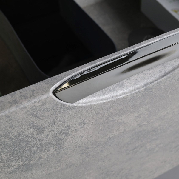 Тумба под умывальник Belux подвесная Нёман 65-02 Бетон светлый