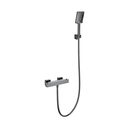 Смеситель для душа с термостатом WONZON & WOGHAND, Темный графит (WW-B2026-A-BGG)