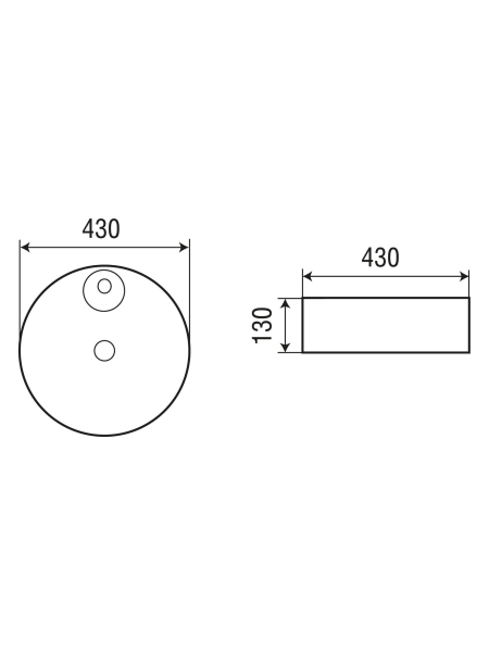 Раковина накладная WeltWasser WW SK ELBACH 3209