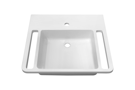 Умывальник Belux Care 600 Белый матовый, Solid Surface