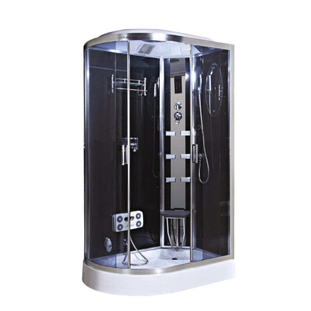 Душевая кабина Niagara Ultra NG-903-01R (120х80х220) низкий поддон(16см),стекло тонированное,5 мест