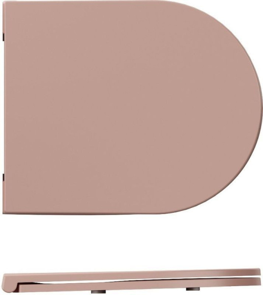 Сиденье для унитаза ISVEA Infinity F50 ШГ 365*445 лососевый 40KF0541I-S