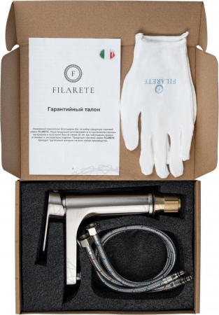 Cмеситель для раковины FILARETE Retta FL5030 (Никель)