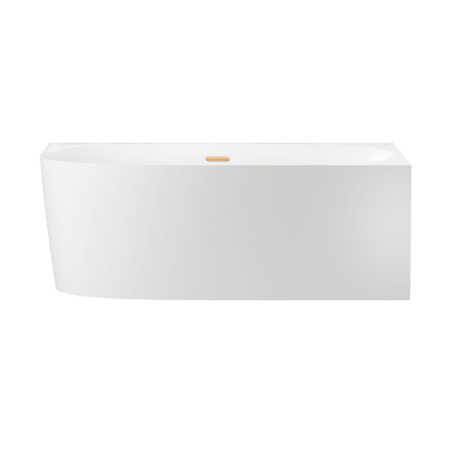 Акриловая ванна в наборе 4 в 1: пристенная ванна (правый разворот), каркас, экран, слив-перелив Wellsee Belle Spa 2.0 235803004