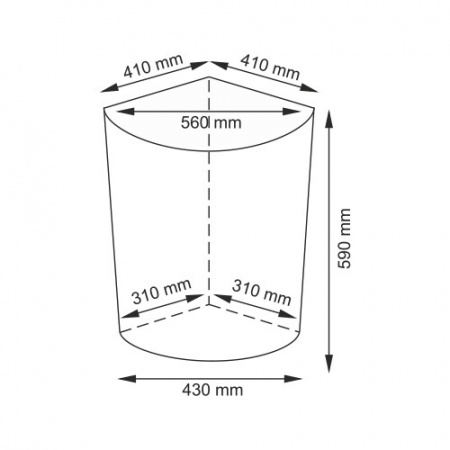 Плетеная корзина для белья с крышкой WasserKRAFT Salm WB-270-L