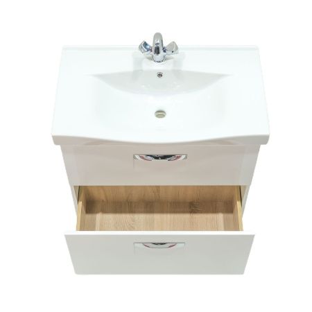 Тумба напольная BRIZ Ирида 60 с умывальником Стрим, 234 03-08060-13 00 БЕЛ