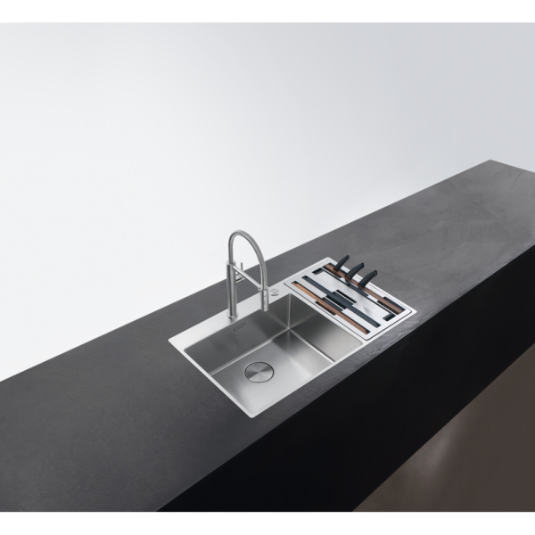 Кухонная мойка FRANKE 127.0538.259 из нержавеющей стали BWX 220-54-27 TL (вентиль-автомат в комплекте)