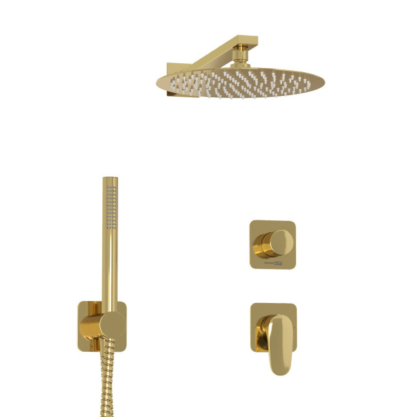 A2151.277.183.208.280.197.281  Встраиваемый комплект для душа WasserKRAFT с верхней душевой насадкой и лейкой