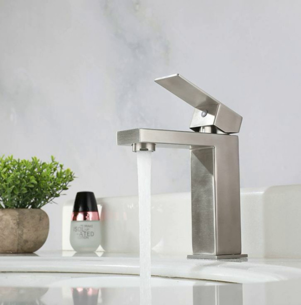 Смеситель для раковины FASHUN A51102, сатин